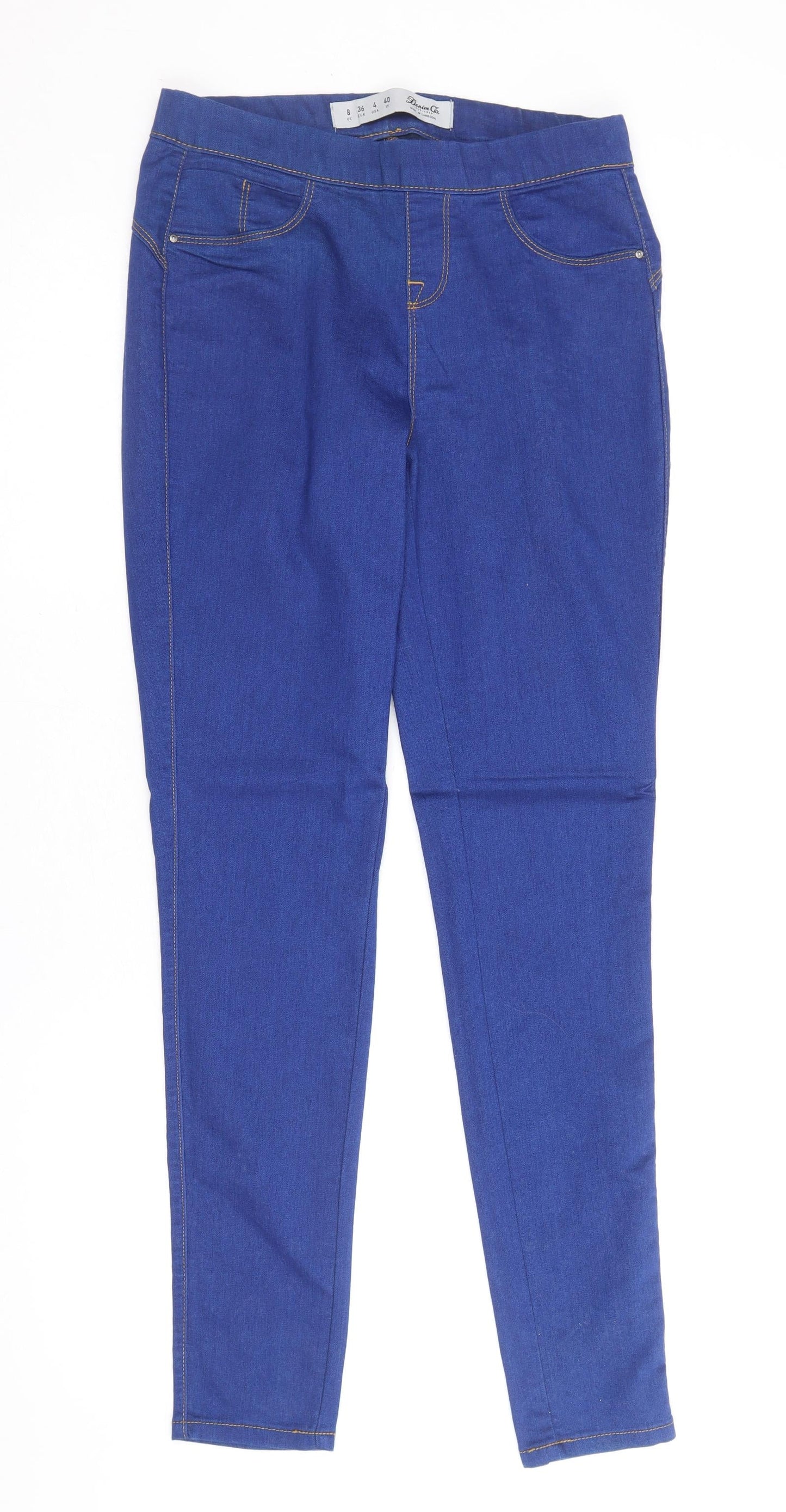 Denim & Co. Womens Blue Cotton Jegging Jeans Size 8 Regular