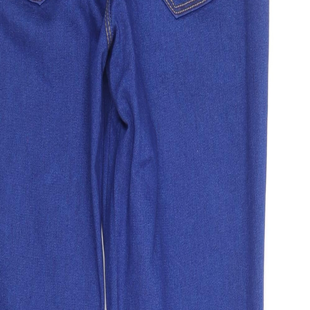 Denim & Co. Womens Blue Cotton Jegging Jeans Size 8 Regular