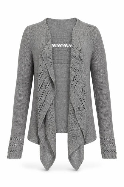 Womens UK Size S Per Una Silver Cardigan Jumper