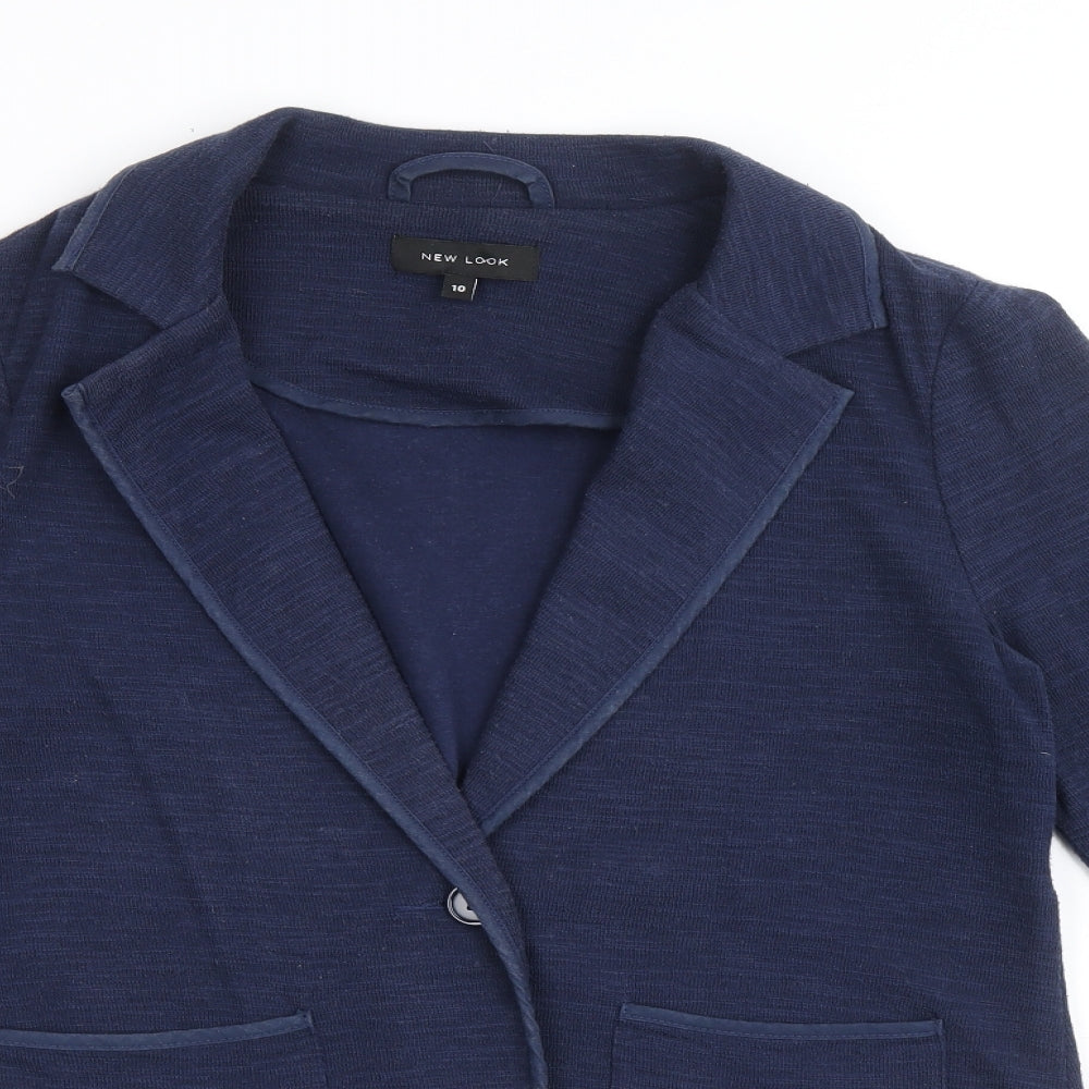 Womens UK Size 10 New Look Blue Jacket