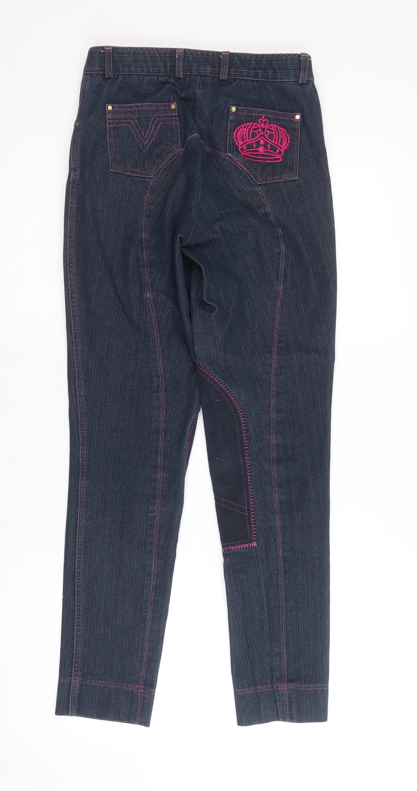 Womens UK Size 26 in Preworn Regular Fit Straight Blue Jeans