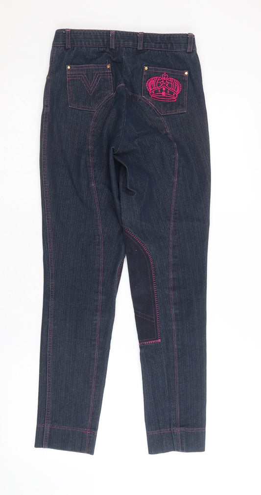Womens UK Size 26 in Preworn Regular Fit Straight Blue Jeans