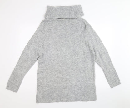 Womens UK Size S New Look Grey Pullover Jumper