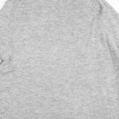 Womens UK Size S New Look Grey Pullover Jumper