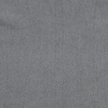 Sleek Chic Womens Grey Round Neck Acrylic Pullover Jumper Size M