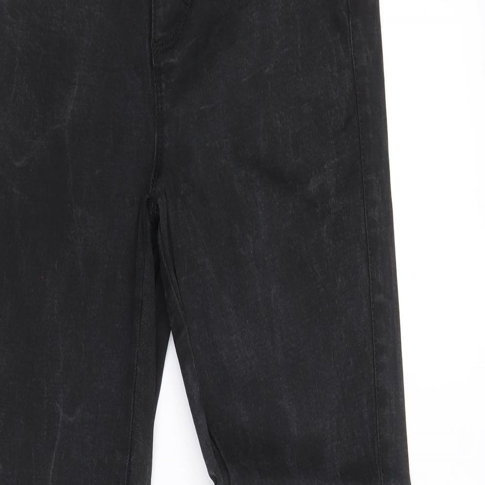 Only Womens Black Cotton Skinny Jeans Size 30 in Regular Zip