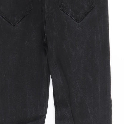 Only Womens Black Cotton Skinny Jeans Size 30 in Regular Zip