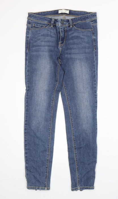 Womens UK Size 28 in Springfield Regular Fit Skinny Blue Jeans