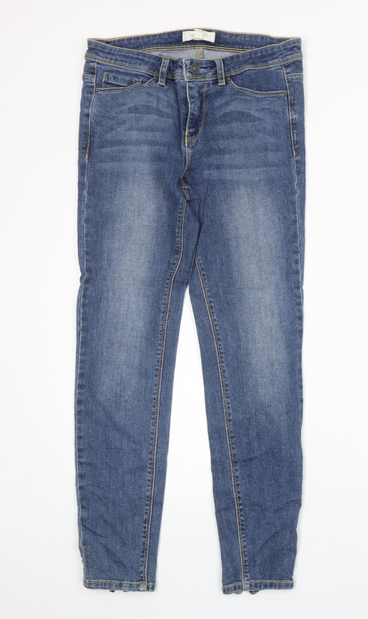 Womens UK Size 28 in Springfield Regular Fit Skinny Blue Jeans