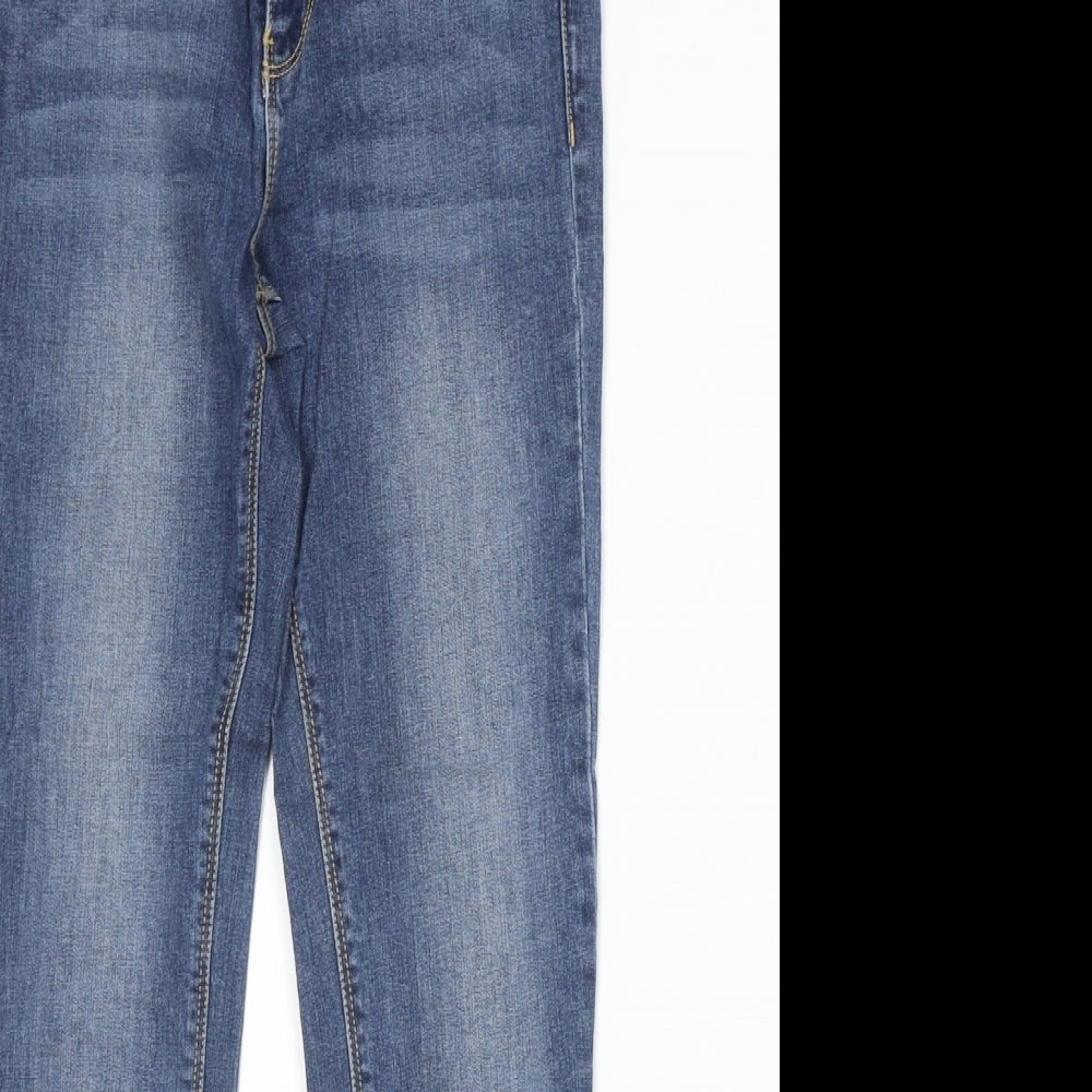 Womens UK Size 28 in Springfield Regular Fit Skinny Blue Jeans