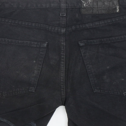 Womens UK Size S Preworn Regular Fit Cut-Off Shorts