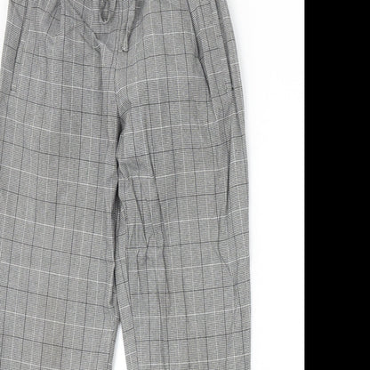 Womens UK Size XS Light Before Dark Regular Fit Carrot Grey Trousers