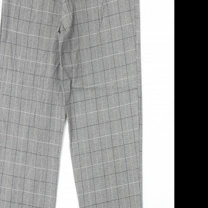 Womens UK Size XS Light Before Dark Regular Fit Carrot Grey Trousers