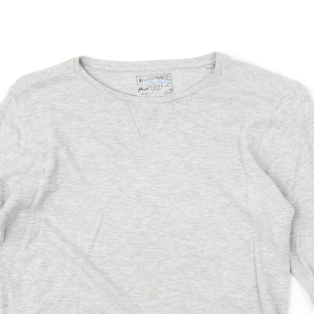 NEXT Boys Grey Cotton Pullover Sweatshirt Size 10 Years Pullover