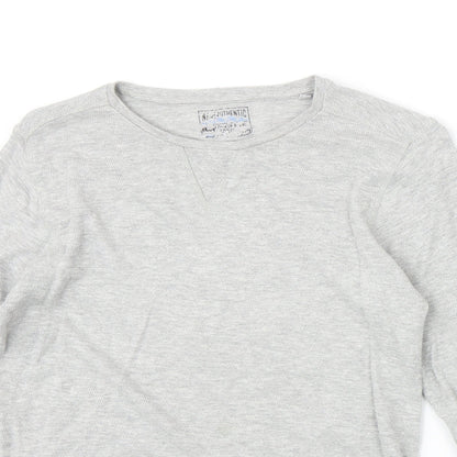 NEXT Boys Grey Cotton Pullover Sweatshirt Size 10 Years Pullover