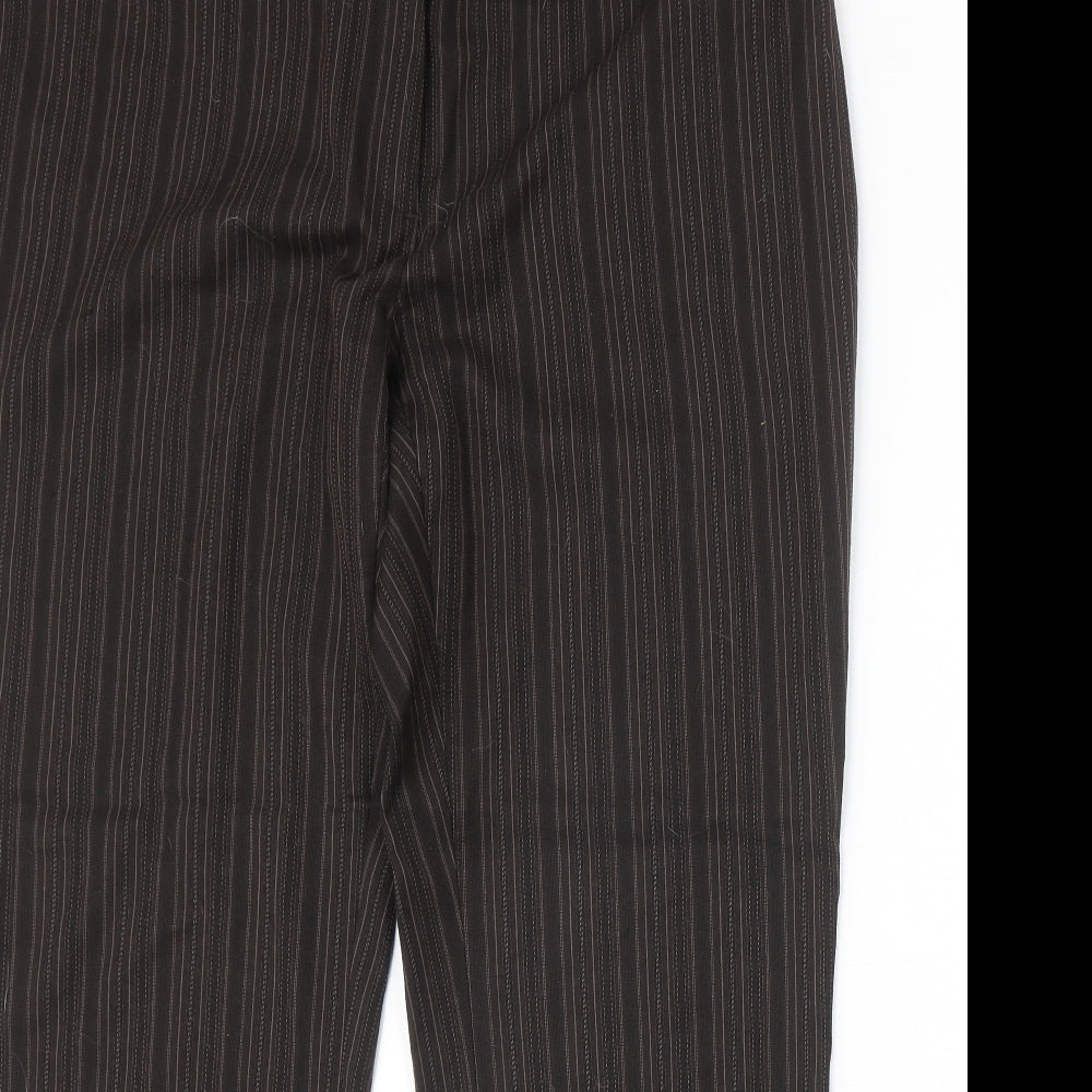 Womens UK Size 18 AMARANTO Regular Fit  Brown Trousers