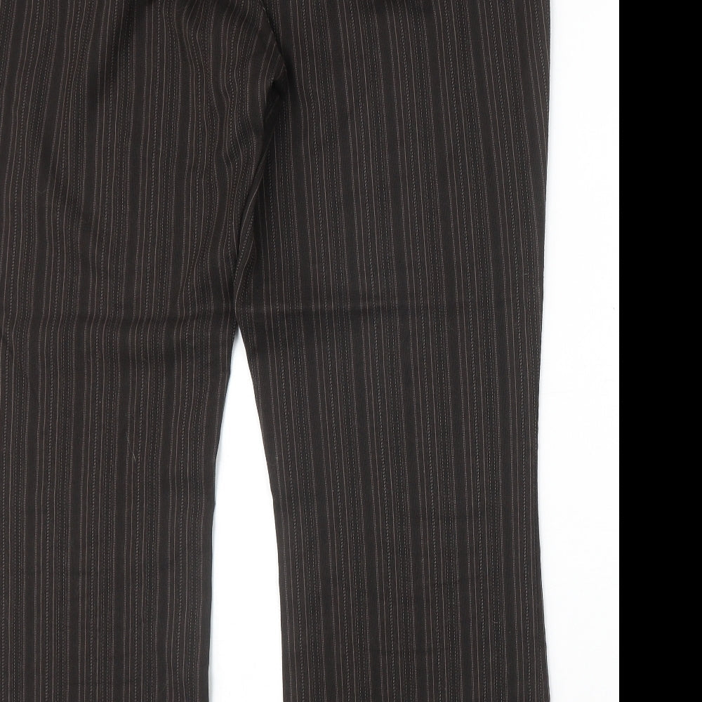 Womens UK Size 18 AMARANTO Regular Fit  Brown Trousers