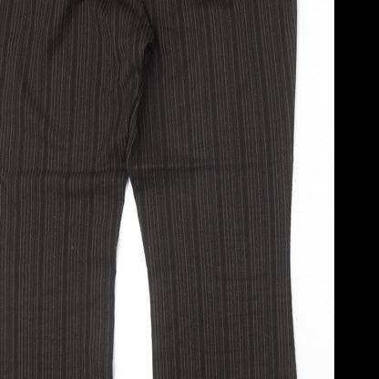 Womens UK Size 18 AMARANTO Regular Fit  Brown Trousers