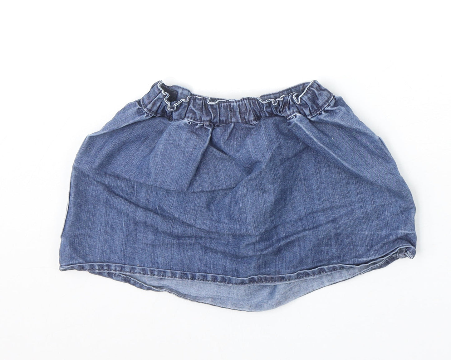 NEXT Girls Blue Cotton A-Line Skirt Size 18-24 Months Pullover