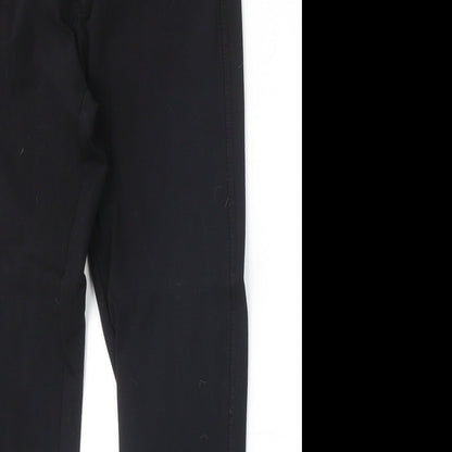 Miss Ok Womens Black Polyester Straight Jeans Size 30 in Regular Zip