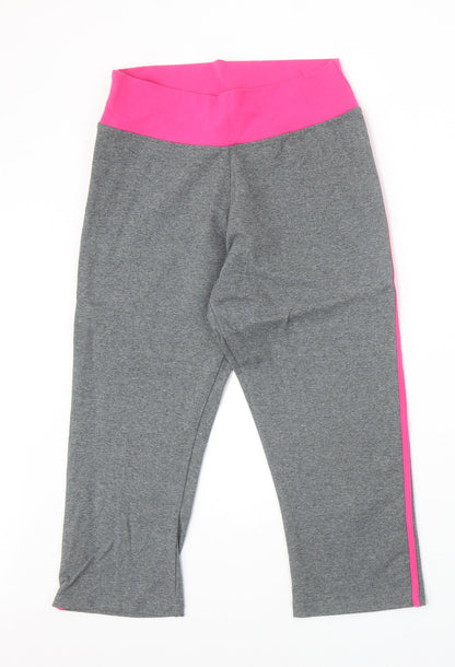 4How Womens Grey Cotton Jogger Leggings Size L
