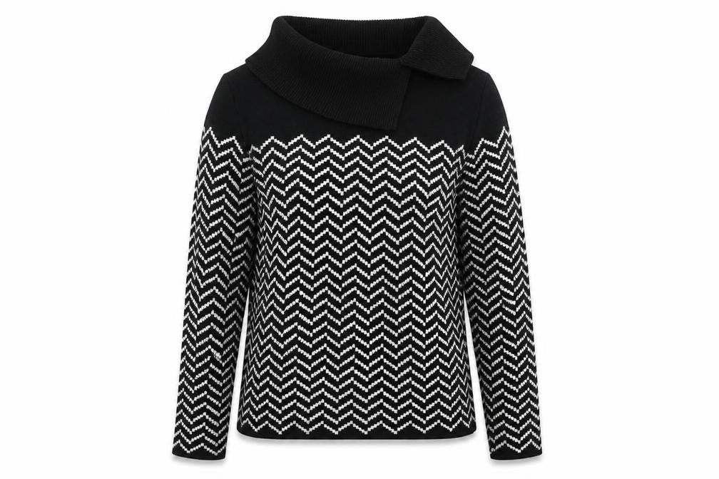 Womens UK Size M Precis Black Pullover Jumper