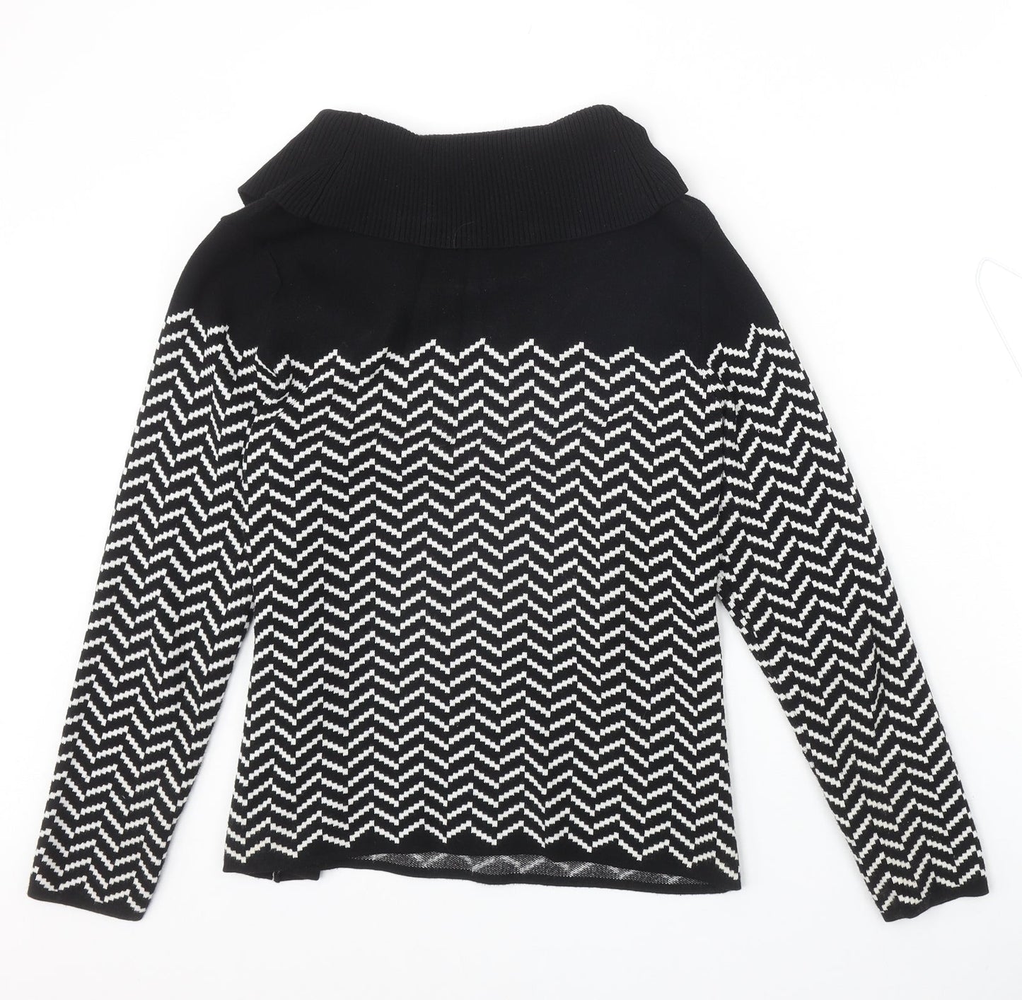 Womens UK Size M Precis Black Pullover Jumper