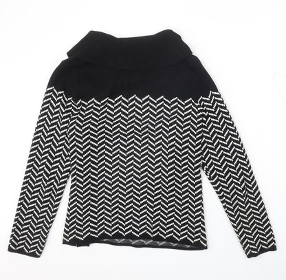 Womens UK Size M Precis Black Pullover Jumper