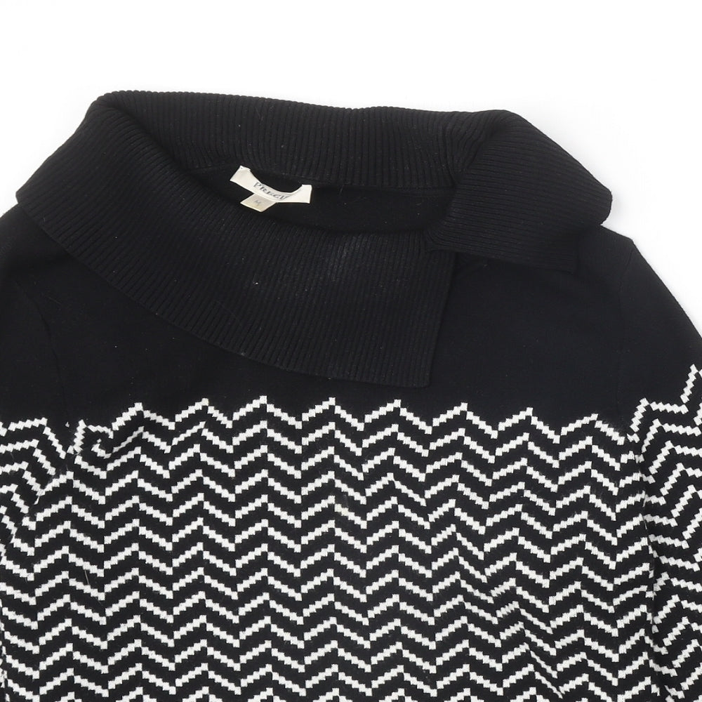 Womens UK Size M Precis Black Pullover Jumper