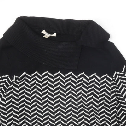Womens UK Size M Precis Black Pullover Jumper