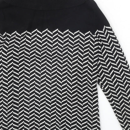 Womens UK Size M Precis Black Pullover Jumper