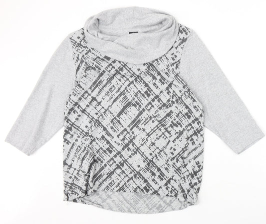 Womens UK Size 14 Tigi Grey Pullover Jumper