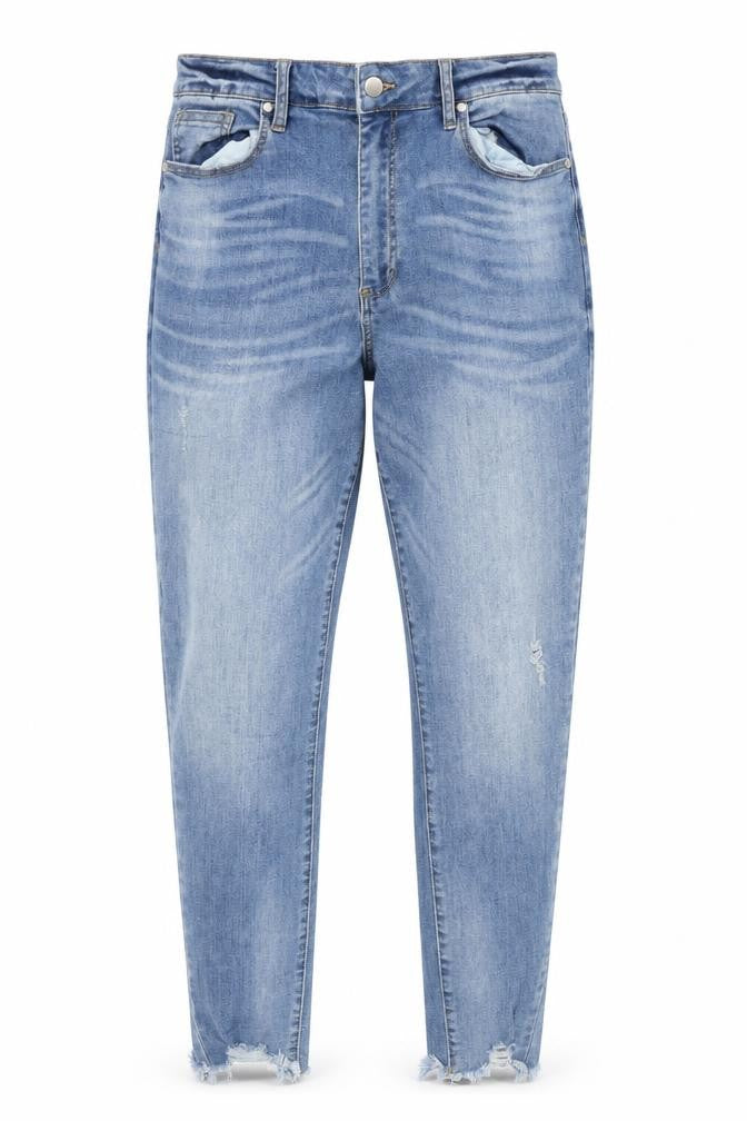 Womens UK Size 34 in JustFab Regular Fit Straight Blue Jeans