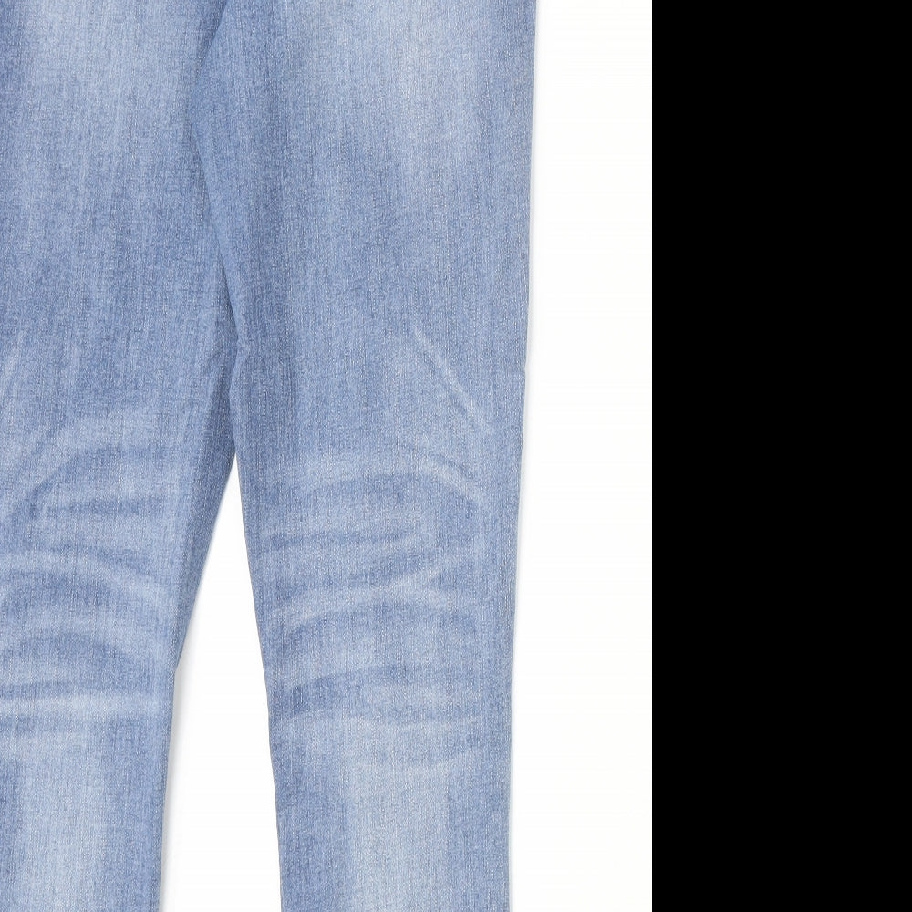 Womens UK Size 34 in JustFab Regular Fit Straight Blue Jeans