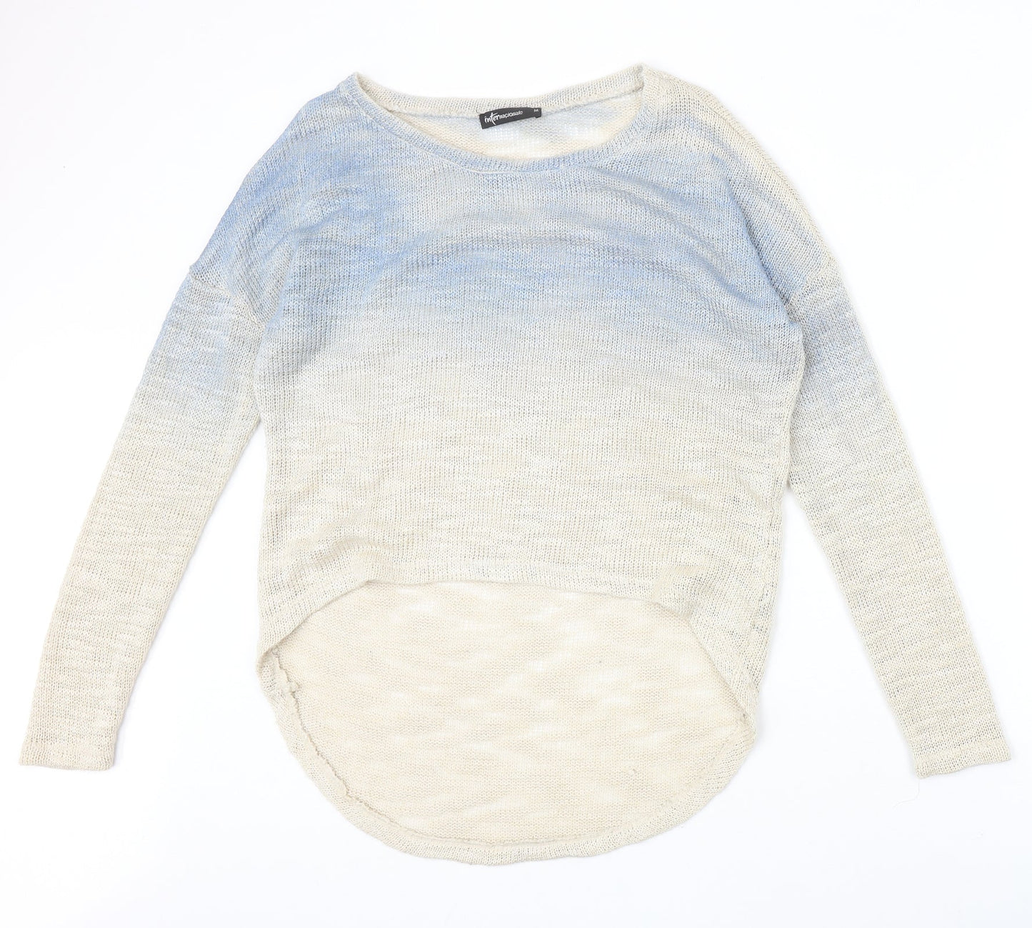 Womens UK Size M Internacionale Beige Pullover Jumper