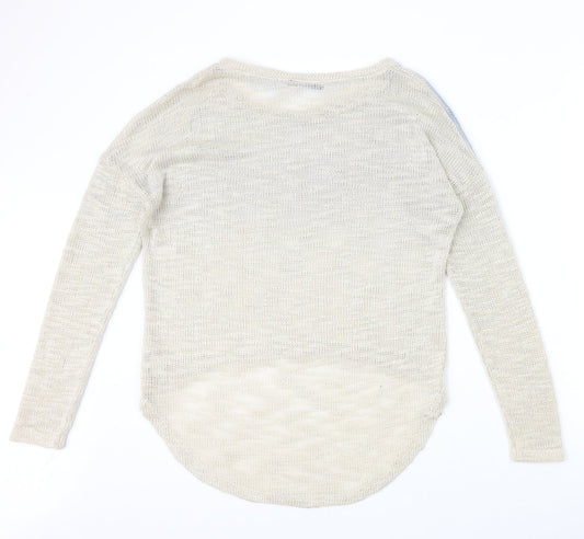 Womens UK Size M Internacionale Beige Pullover Jumper