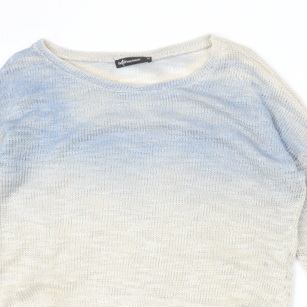 Womens UK Size M Internacionale Beige Pullover Jumper
