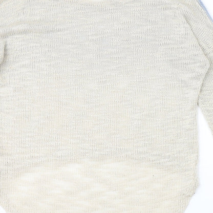 Womens UK Size M Internacionale Beige Pullover Jumper