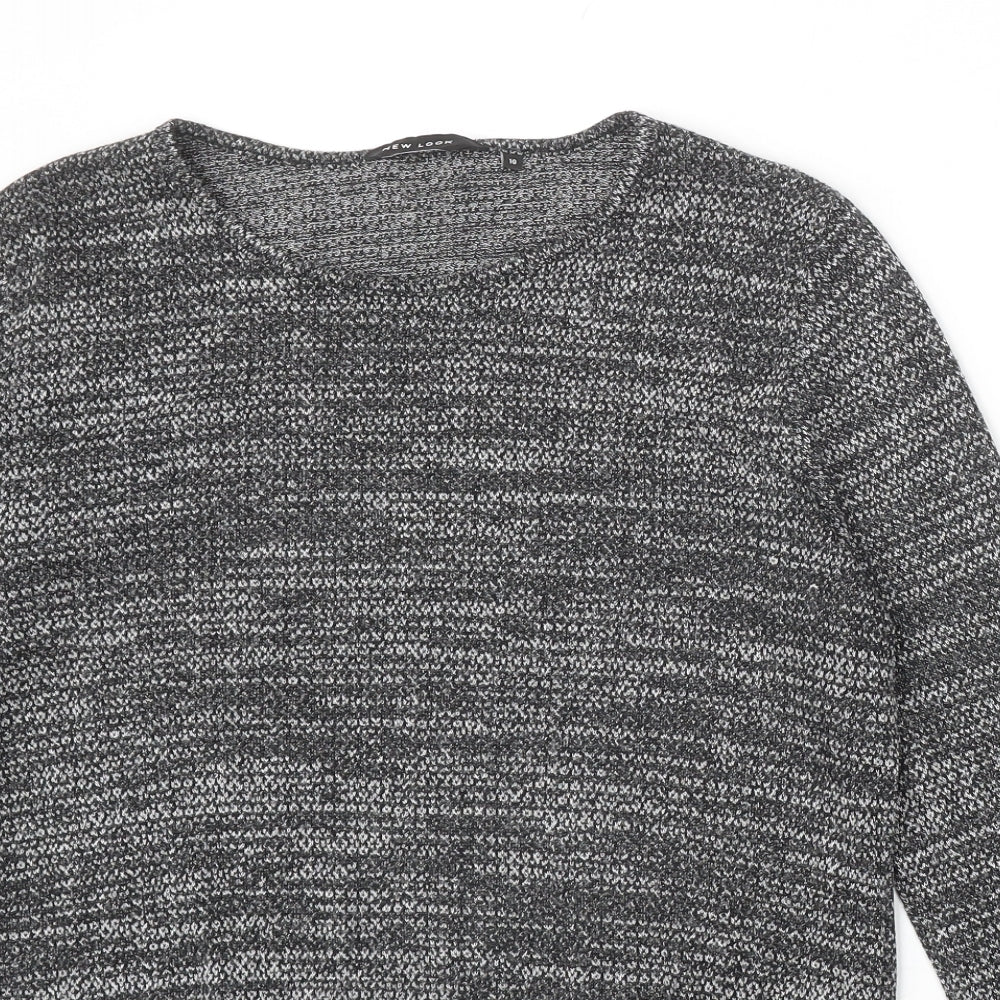 Womens UK Size 10 New Look Black Pullover Jumper