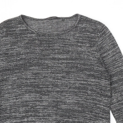 Womens UK Size 10 New Look Black Pullover Jumper