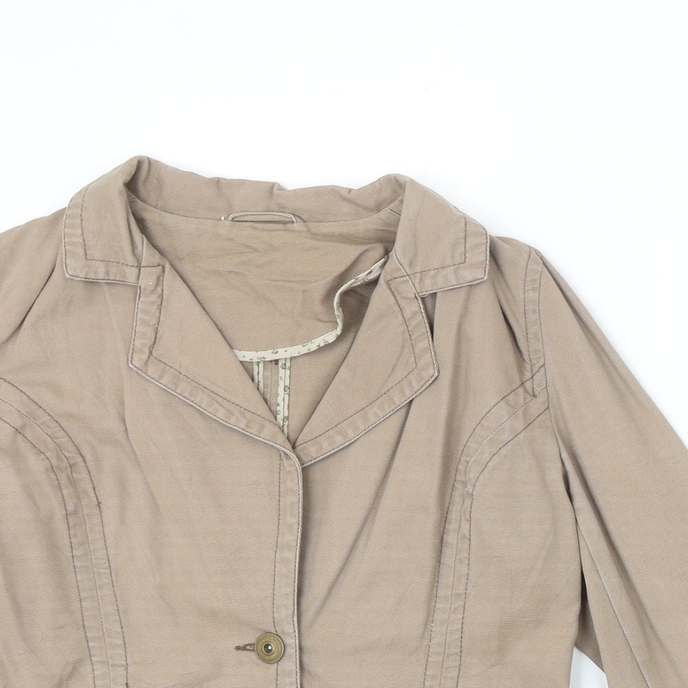 Womens UK Size 10 Dorothy Perkins Brown Jacket