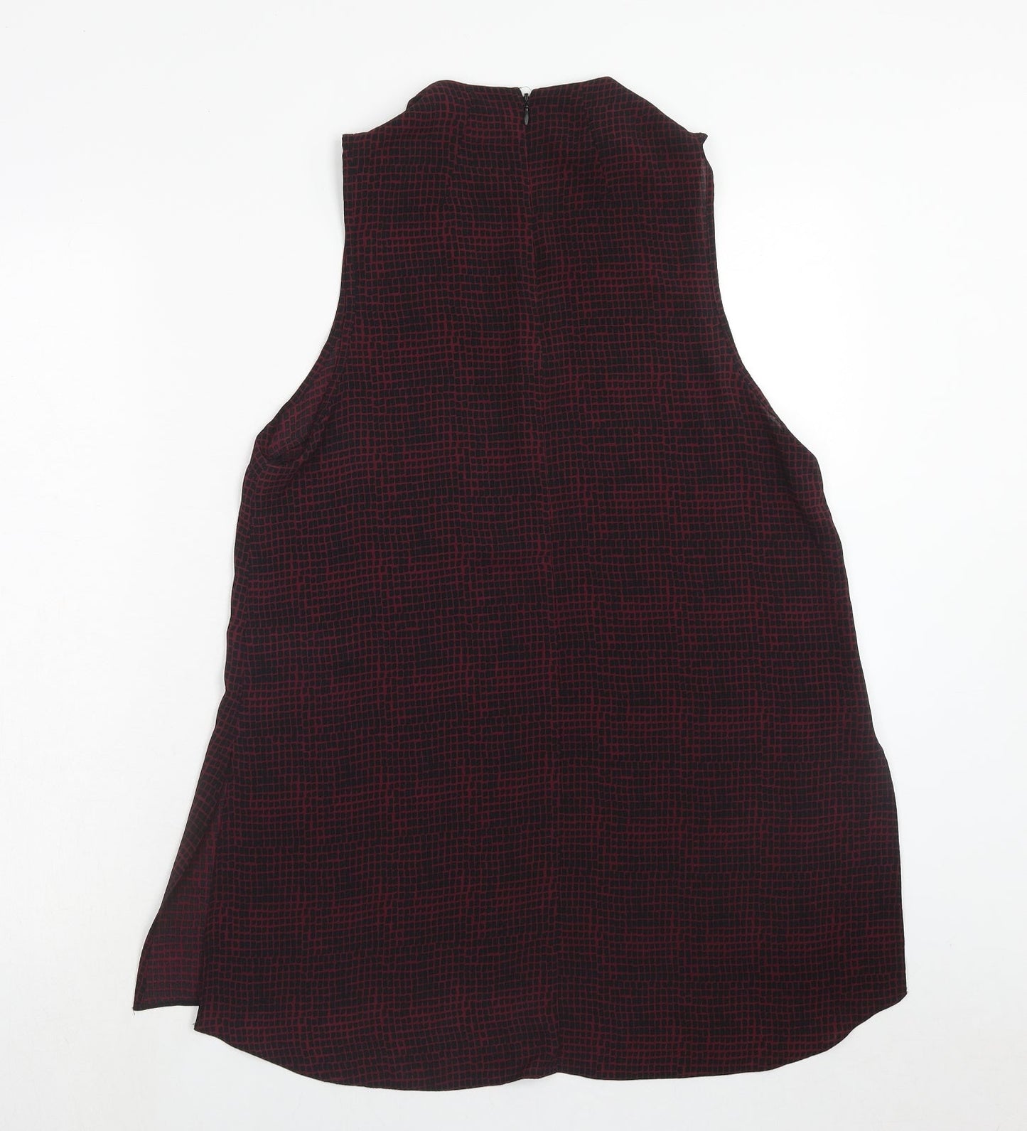 Womens UK Size 10 Topshop Purple Tunic Tank