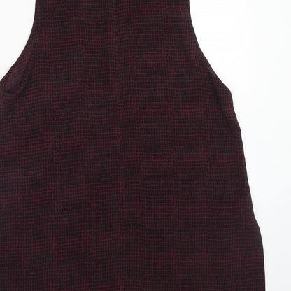 Womens UK Size 10 Topshop Purple Tunic Tank
