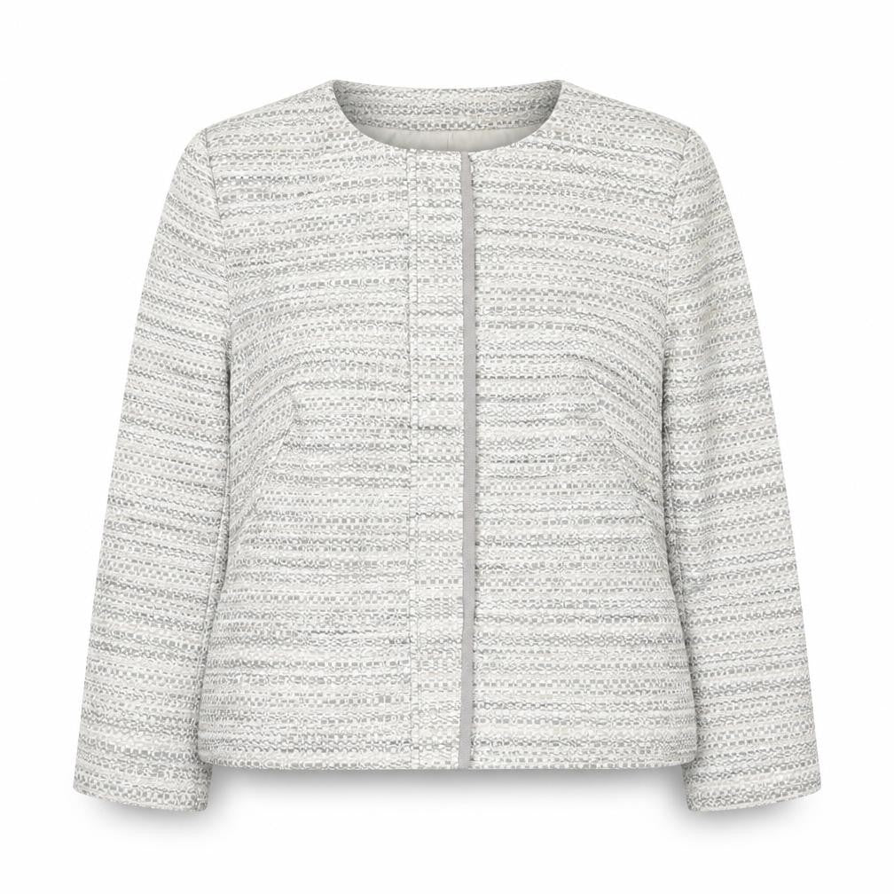 Next Womens Grey Jacket Coatigan Size 14 Zip
