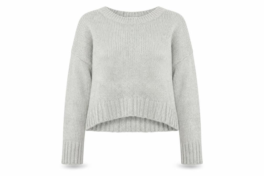 Womens UK Size S New Look Grey Pullover Jumper