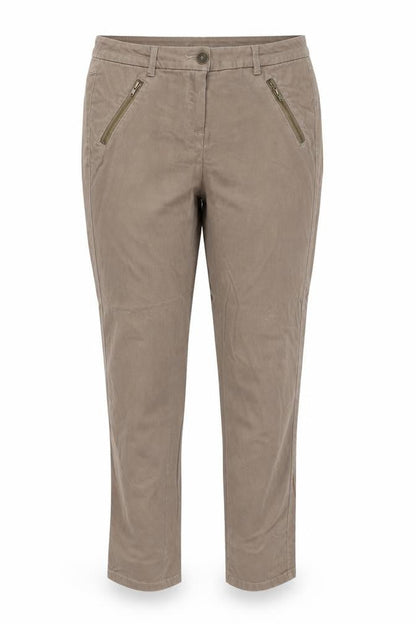Womens UK Size 10 Mango Regular Fit  Brown Trousers