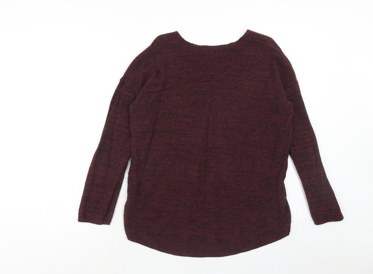 Womens UK Size S H&M Red Pullover Jumper