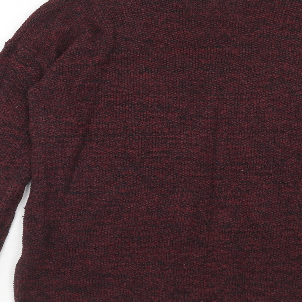 Womens UK Size S H&M Red Pullover Jumper