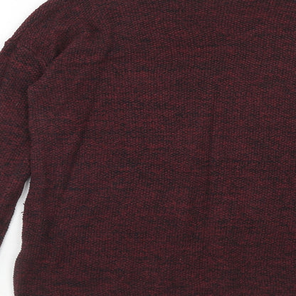 Womens UK Size S H&M Red Pullover Jumper