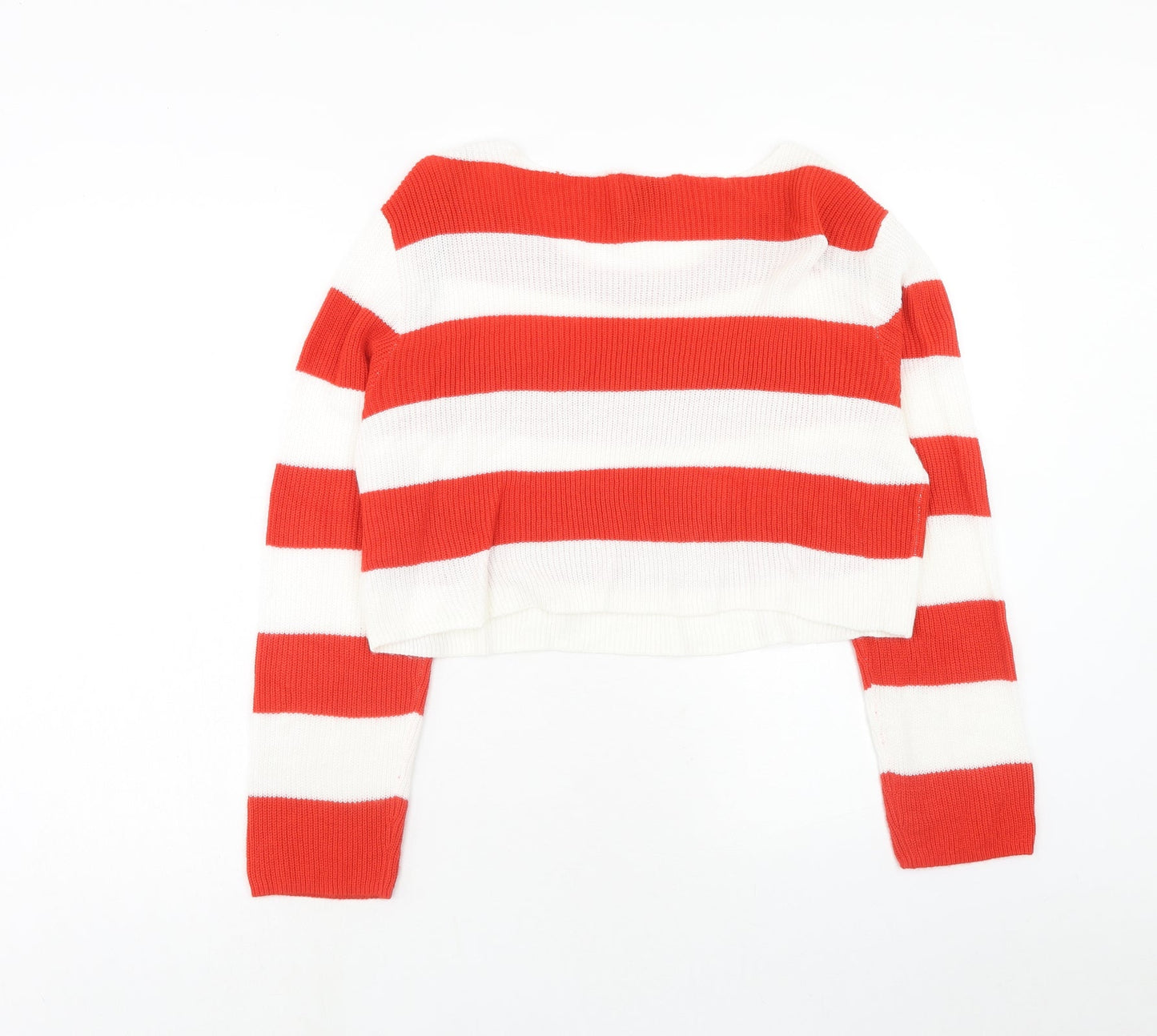 Womens UK Size S H&M Red Pullover Jumper